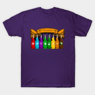 Zombie Perks Top Shelf Perkaholic on Purple T-Shirt